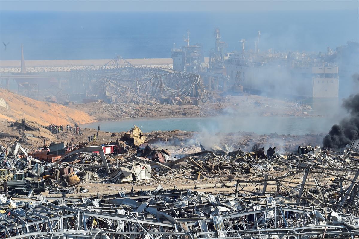 Lübnan'daki patlamanın yol açtığı yıkım