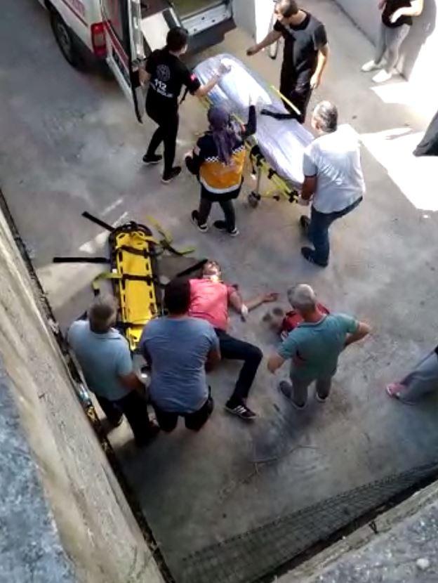 Kastamonu'da motosiklet sürücüsü beton zemine çakıldı