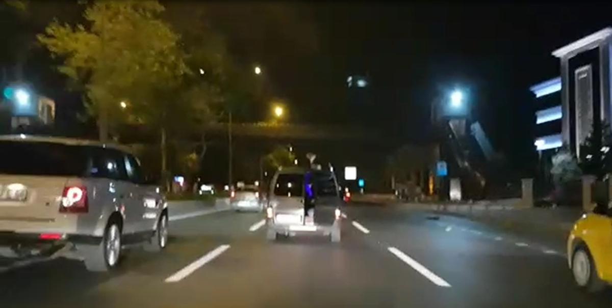 Bursa'da tehlikeli düğün konvoyu