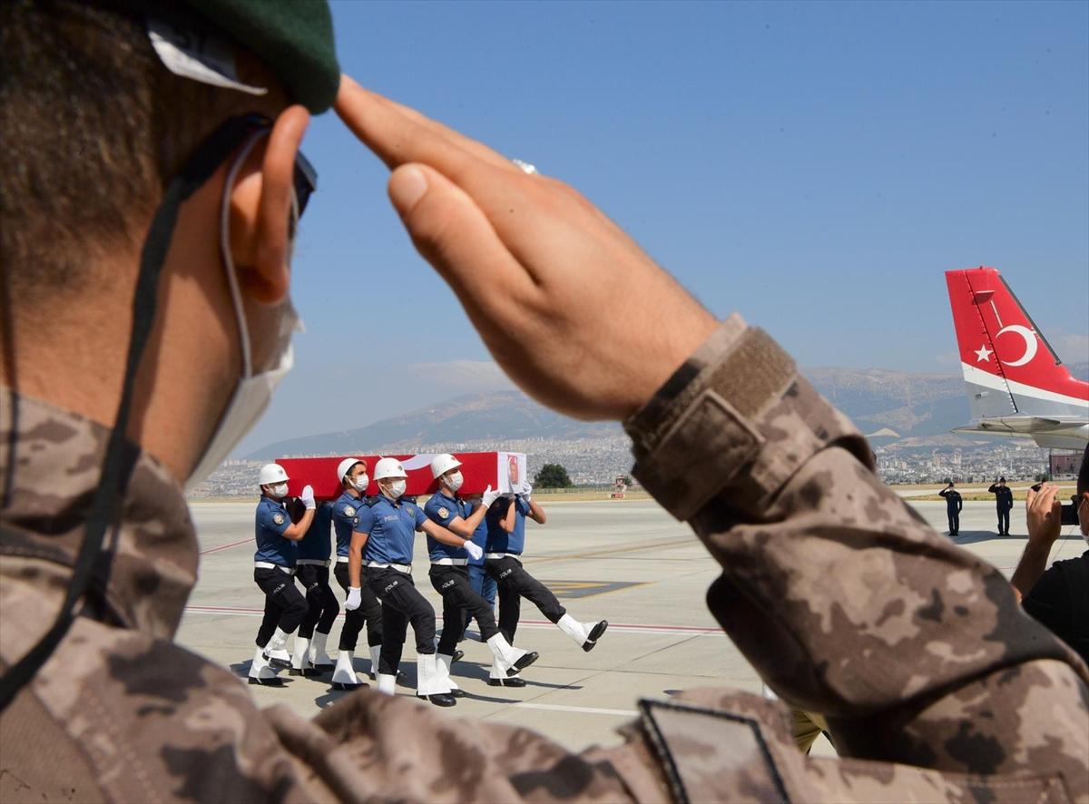 Şehit Osman Gül'ün cenazesi Kahramanmaraş'a getirildi