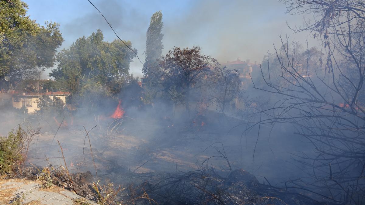 Balıkesir’de korkutan yangın