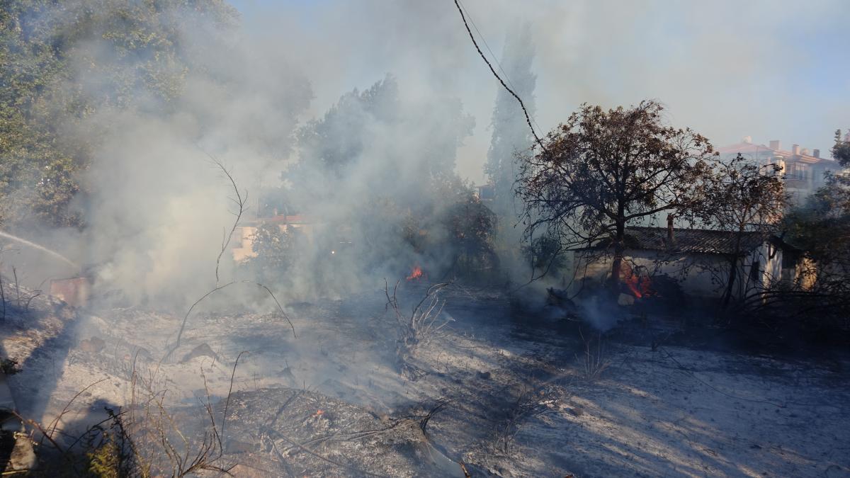 Balıkesir’de korkutan yangın