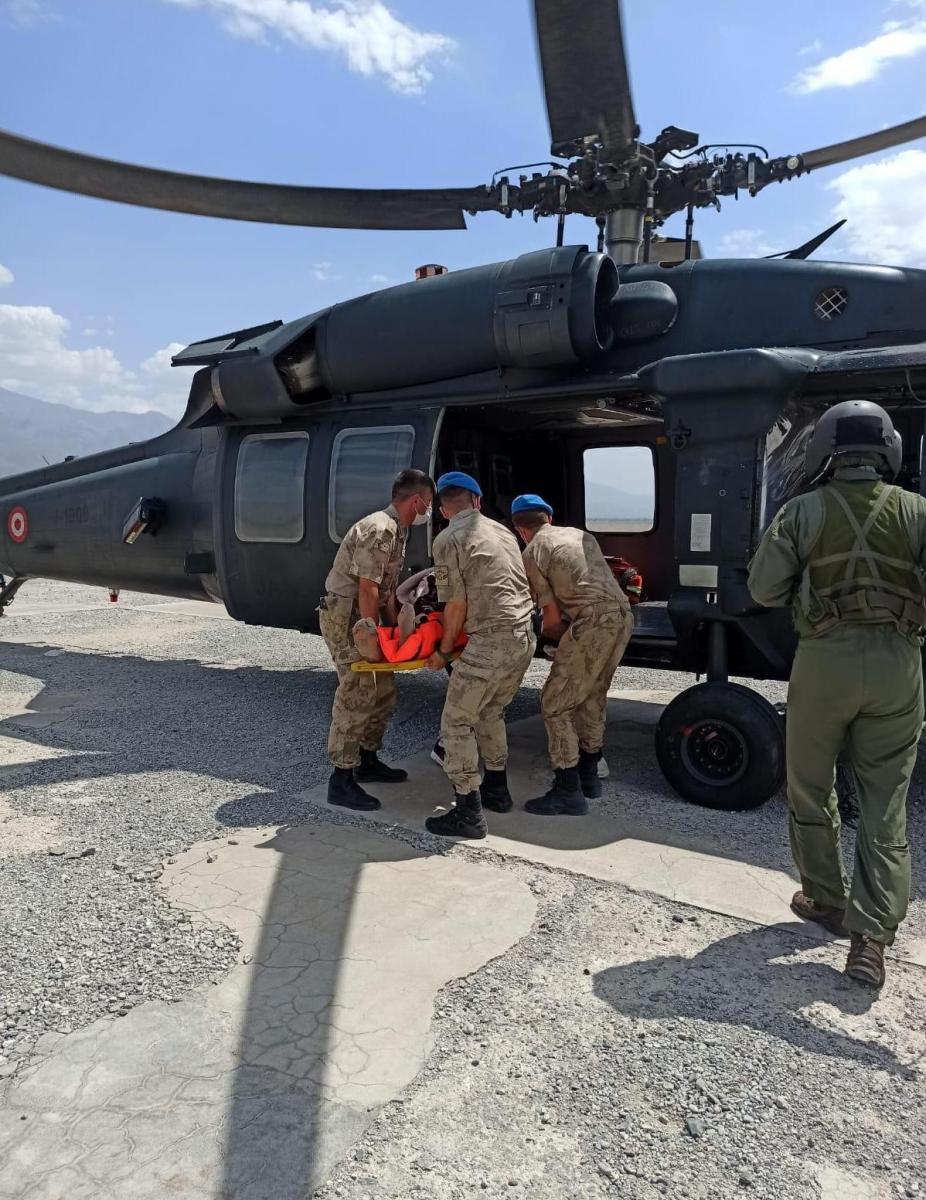 Erzincan'da uçuruma yuvarlanan vatandaş bulundu