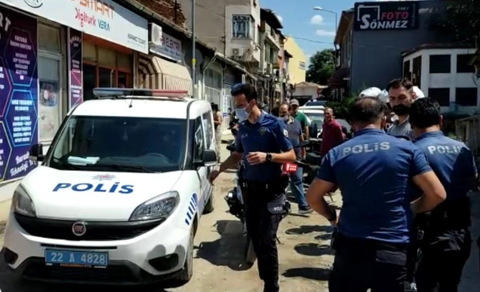 Edirne'de polis, sahte paracılar için havaya ateş açtı
