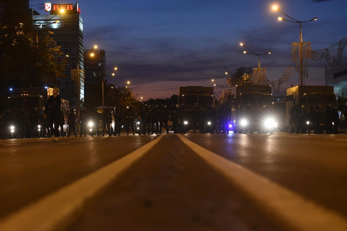 Belarus'taki gösterilerde bir kişi hayatını kaybetti