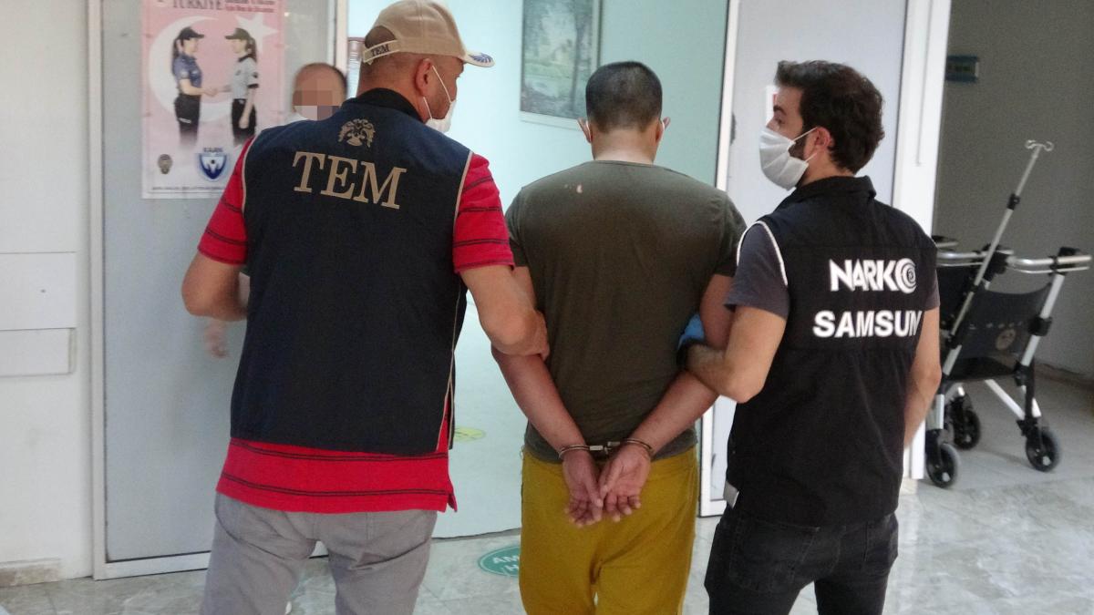 Samsun'da 8 yabancıya eş zamanlı DEAŞ operasyonu