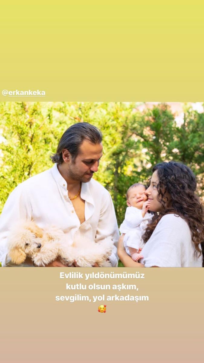 Cansu Tosun'dan evlilik yıl dönümü paylaşımı