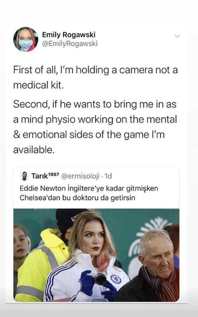 Emily Rogawski'den Trabzonspor'a: Müsaitim