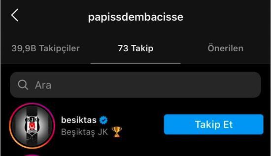 Cisse, Beşiktaş'ı takibe aldı