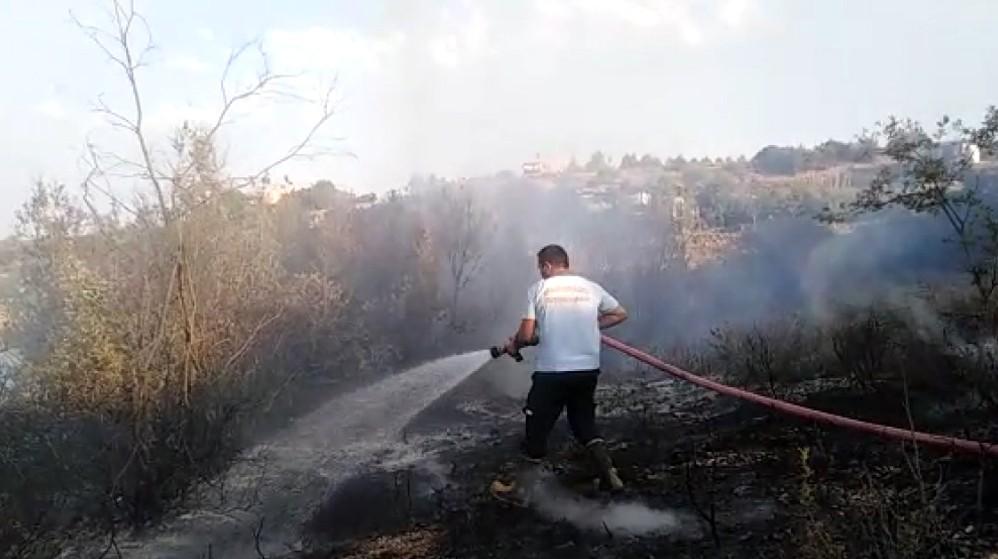 Mersin'de piknikçilerin uğrak yerinde yangın çıktı