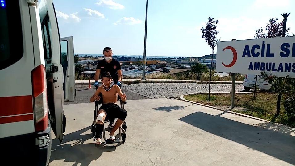 Tekirdağ'da çarptıkları motosikletlileri darbettiler