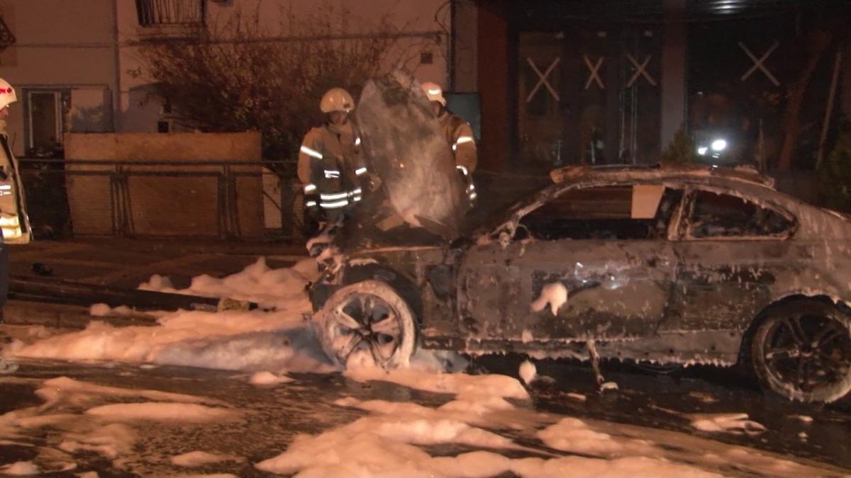 Üsküdar'da alkollü gençler kaza yaptı