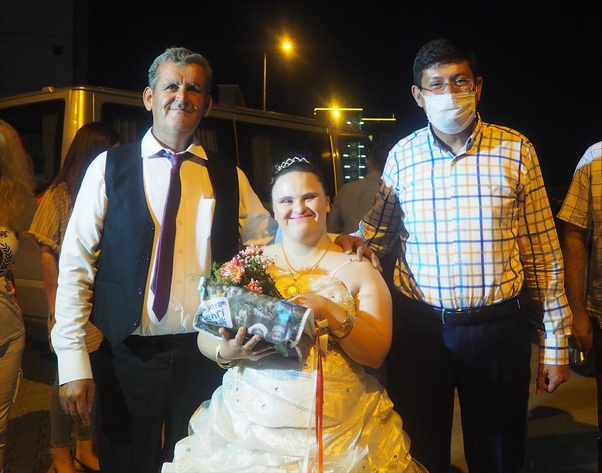 Aydın'da down sendromlu Hande için temsili düğün