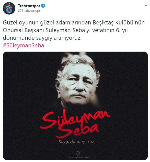 Süleyman Seba'nın vefatının 6. yıl dönümü