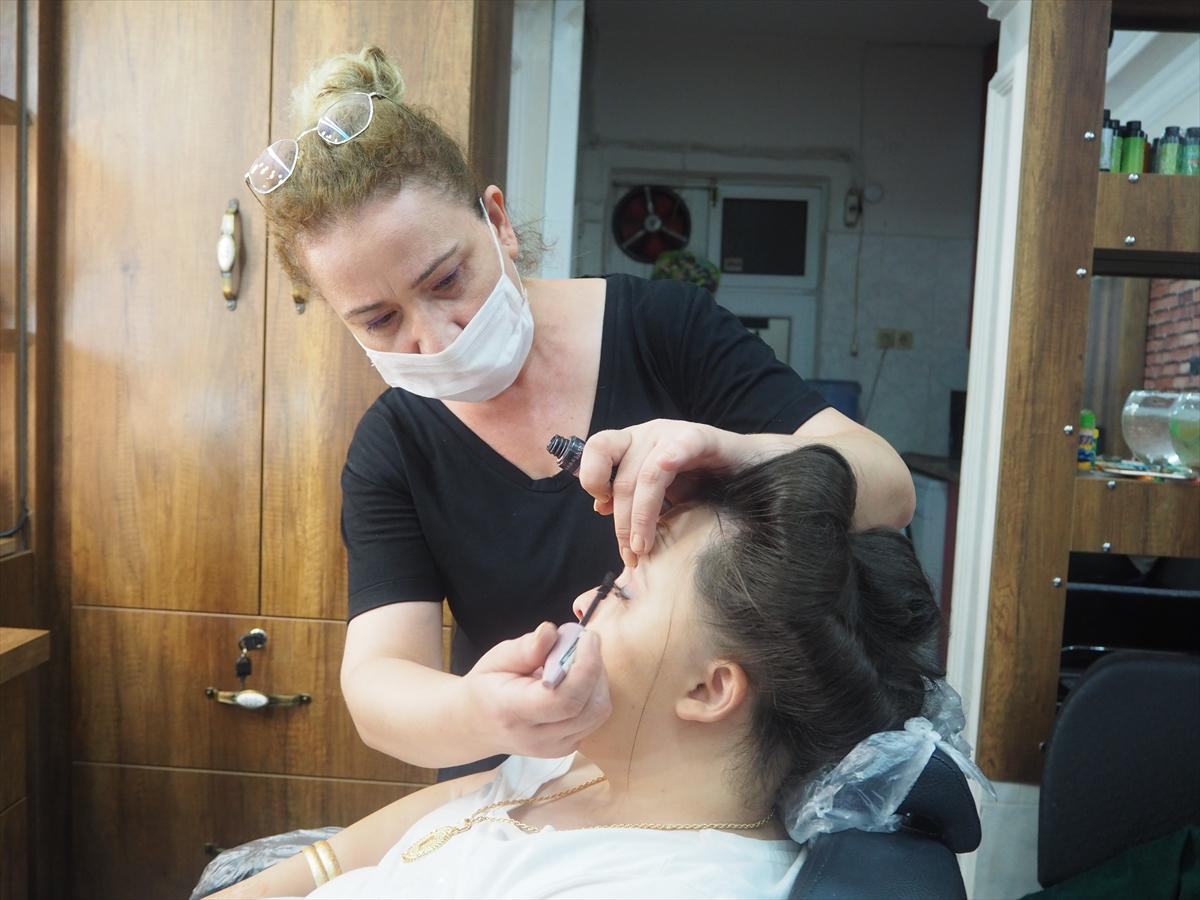 Aydın'da down sendromlu Hande için temsili düğün