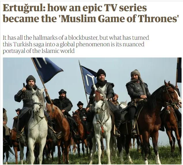 Diriliş Ertuğrul, İngiliz The Guardian'ın gündeminde