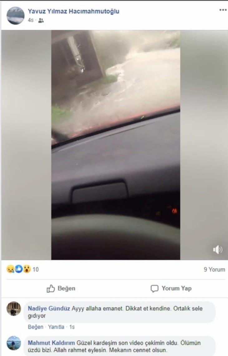 Trabzon'da bir kişi heyelanda hayatını kaybetti