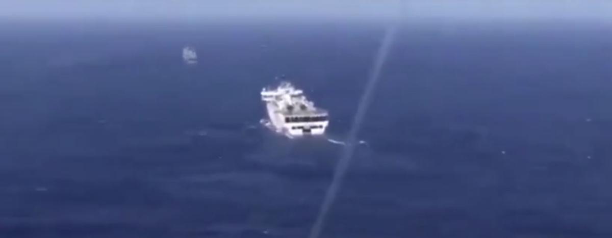 Oruç Reis'i taciz eden Yunan fırkateyni uzaklaştırıldı