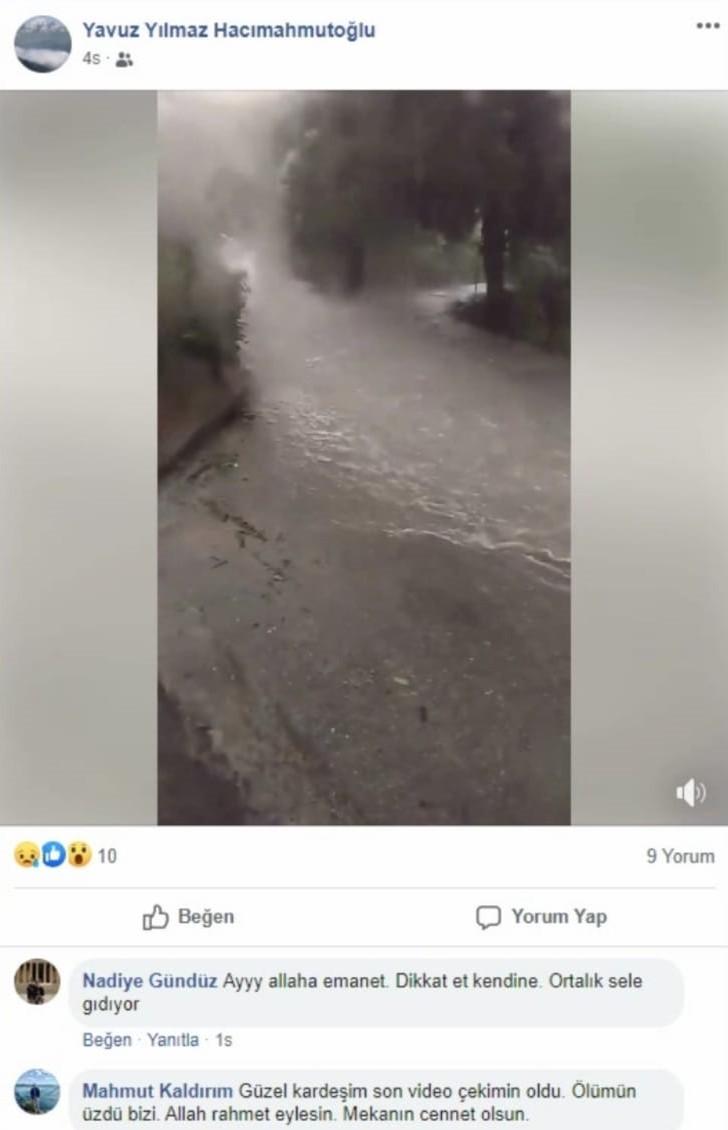 Trabzon'da bir kişi heyelanda hayatını kaybetti