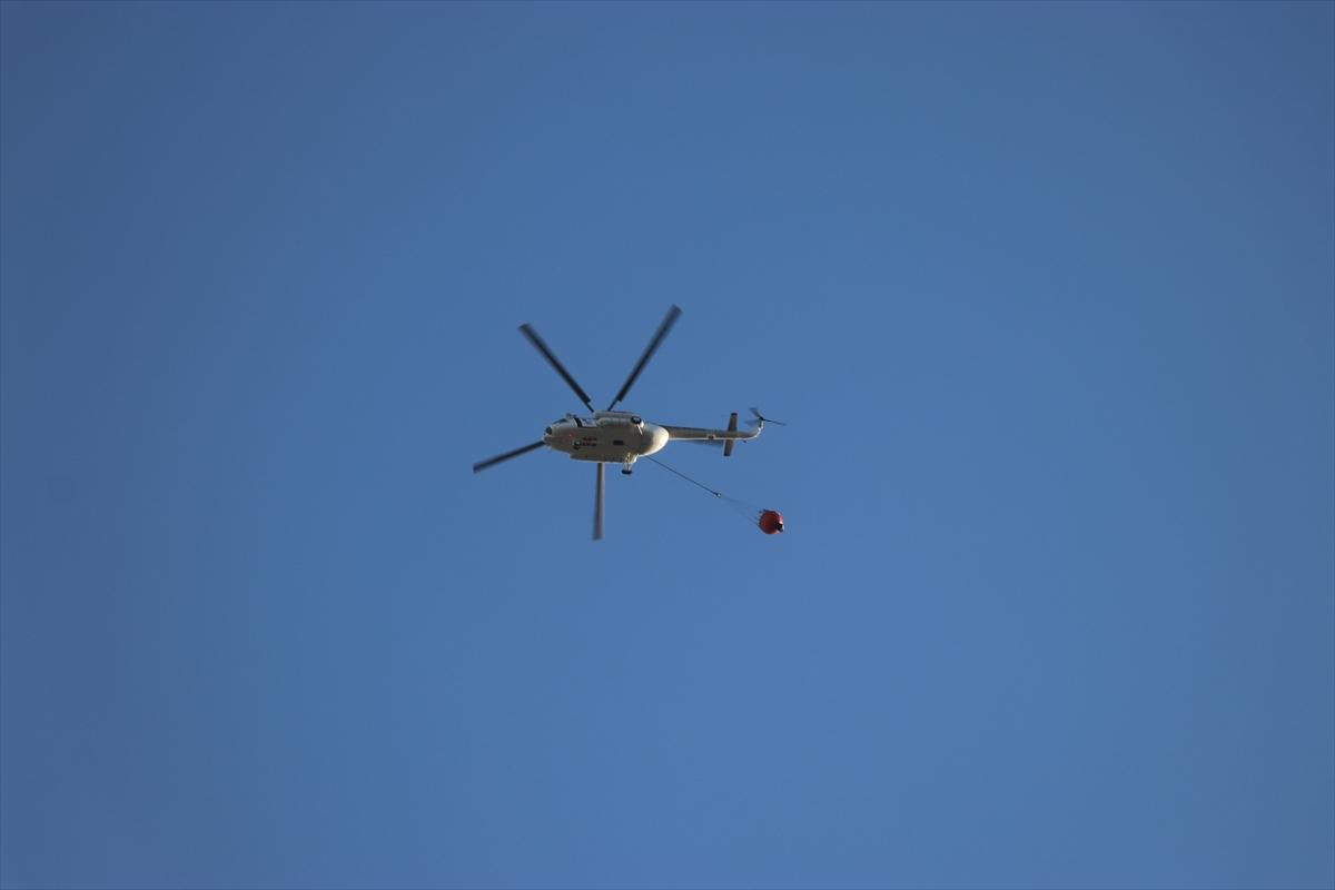 Çeşme'de çıkan yangında 4 site boşaltıldı