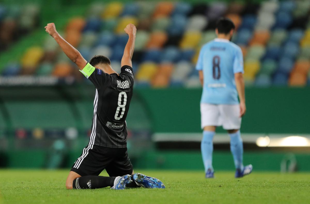 Lyon, Manchester City'i 3-1 mağlup etti