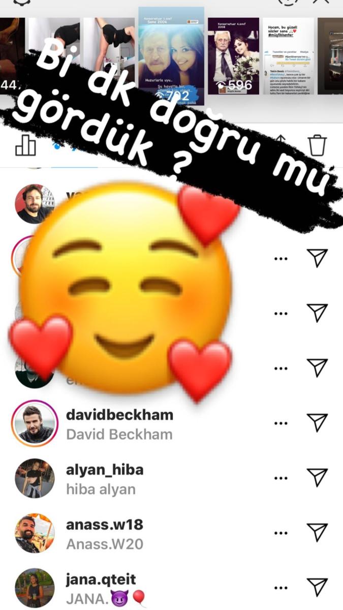 David Beckham, İlkin Tüfekçi'nin paylaşımını izledi