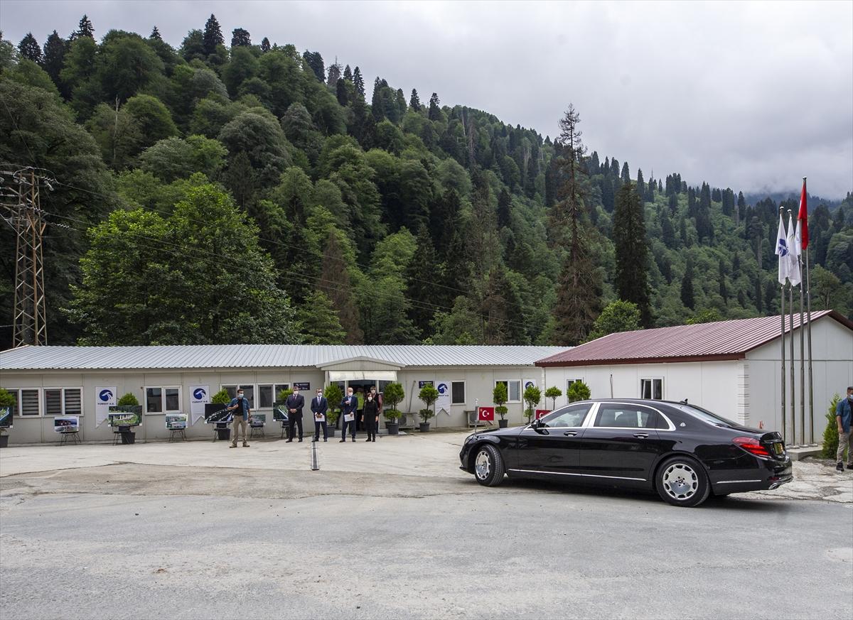 Cumhurbaşkanı Erdoğan, Ayder Yaylası'na çıktı