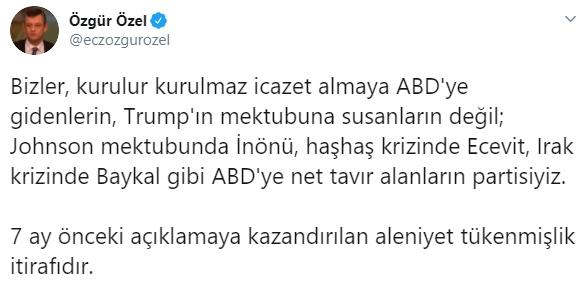 Biden'ın açıklamalarına muhalefetten benzer tepkiler