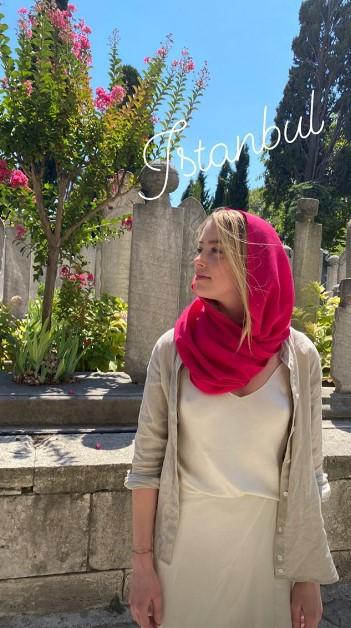 Johnny Depp'in eski eşi Amber Heard İstanbul'a geldi