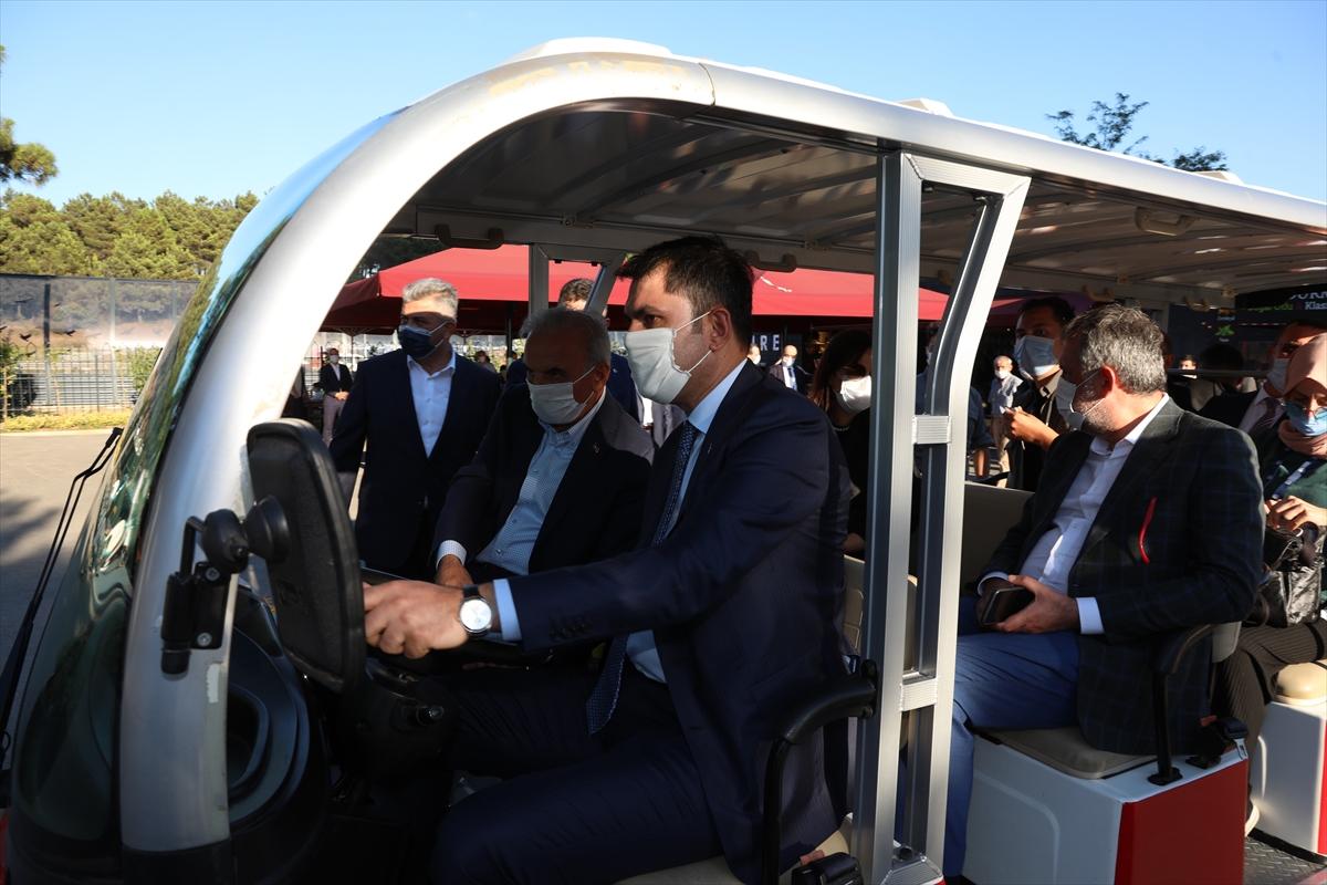 Bakan Kurum, gürültü kirliliğini engelleyen bariyerleri inceledi