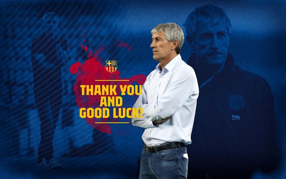 Barcelona, Quique Setien'i kovdu