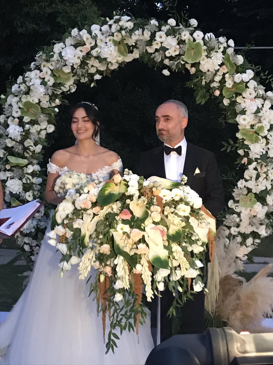 İsmail Saymaz Hilton'da evlendi