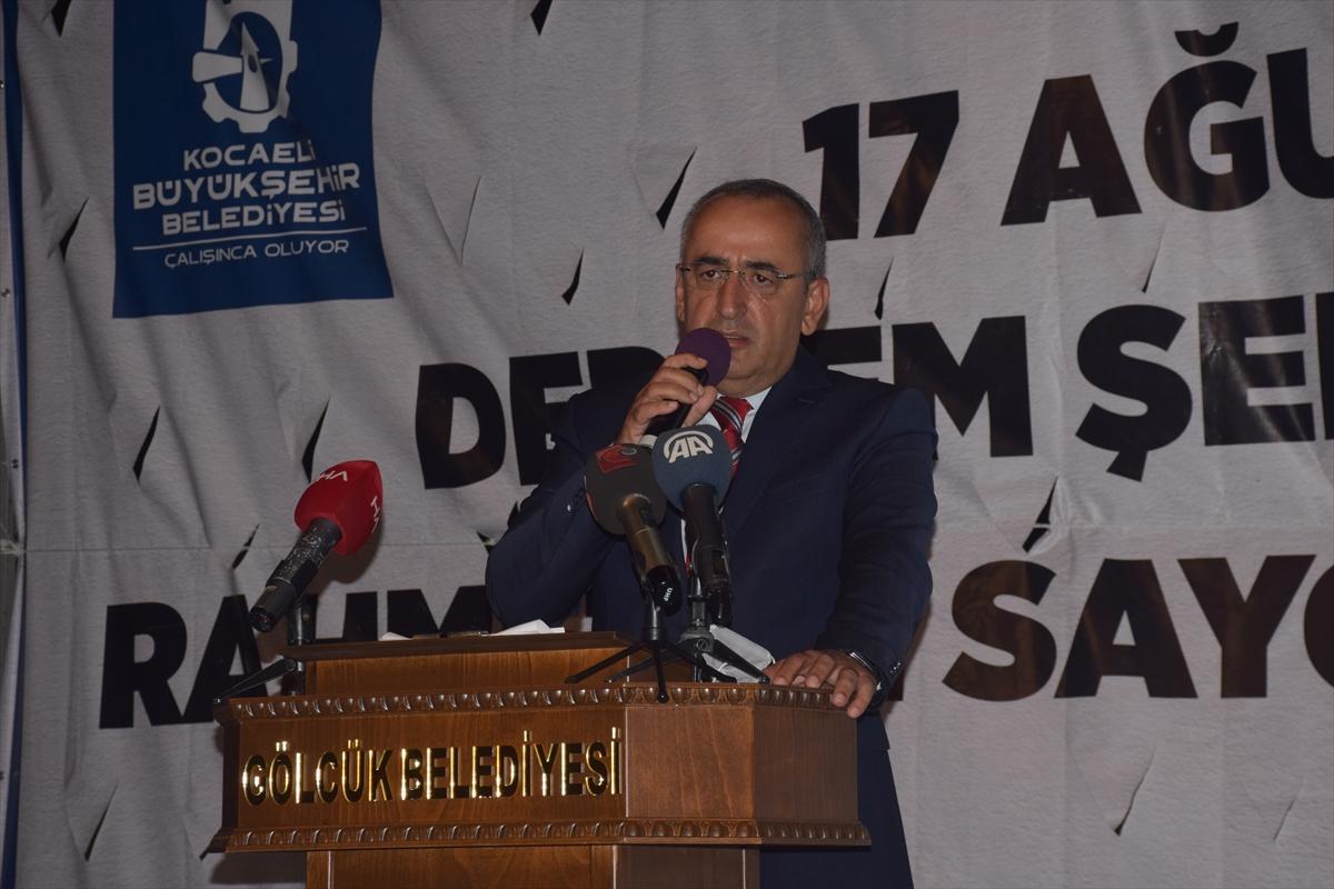 17 Ağustos Marmara depreminde ölenler anıldı