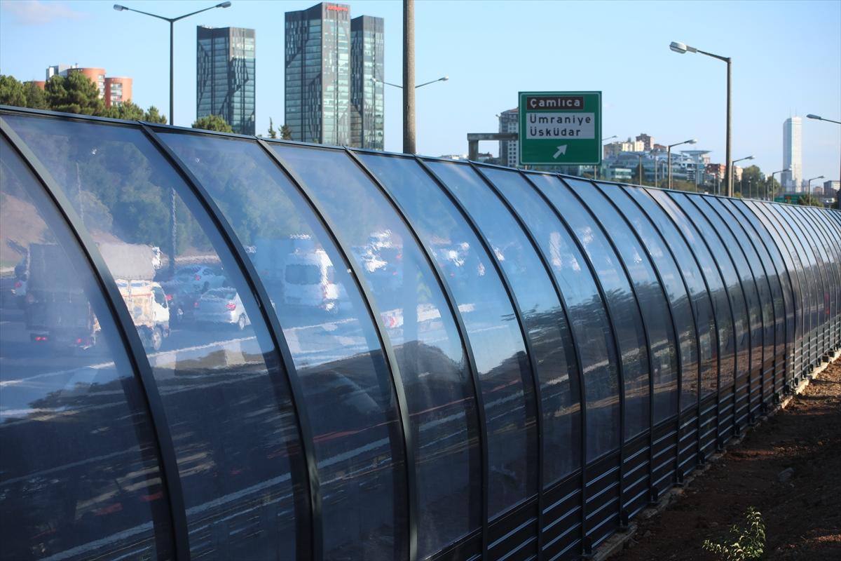 Bakan Kurum, gürültü kirliliğini engelleyen bariyerleri inceledi