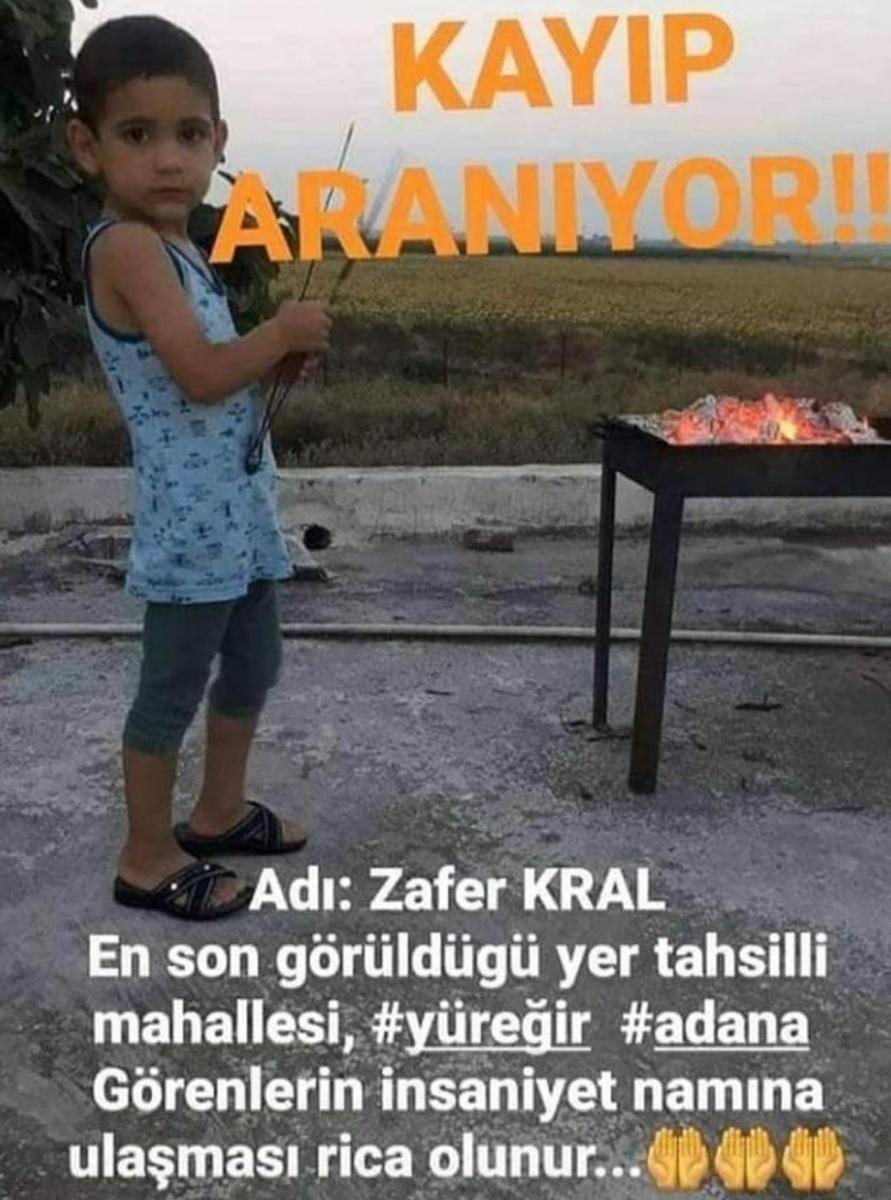 Adana'da 2 gündür kayıp çocuğun cansız bedenine ulaşıldı