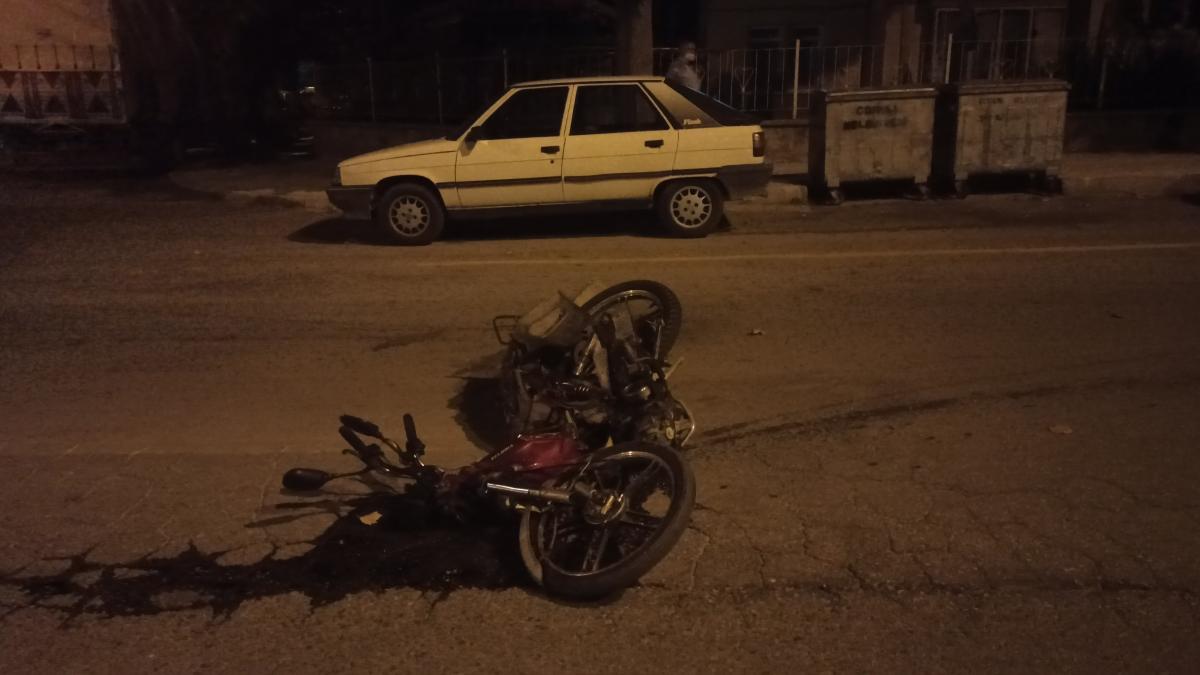 Çorum'da cip, motosiklete çarptı: 1 ölü