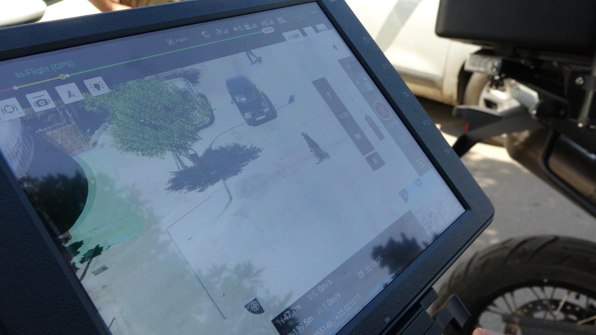 Adana'da kurallara uymayan sürücüler drone ile tespit edildi