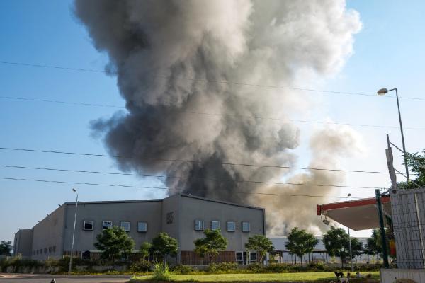 Antalya OSB'de fabrika yangını