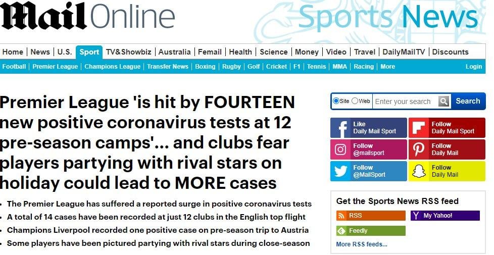 İngiliz basını: Tatile giden futbolcular salgını şiddetlendirecek