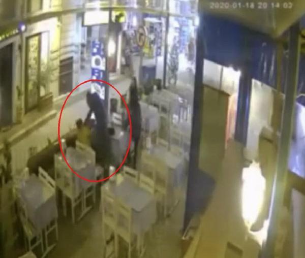 Muğla'da genç kadına saldırı anı kamerada