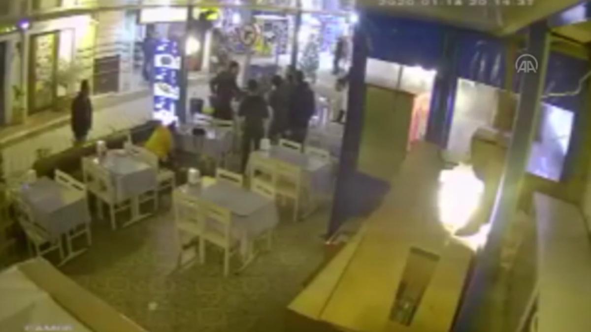 Muğla'da bir kadının darbedildiği anlar güvenlik kamerasında