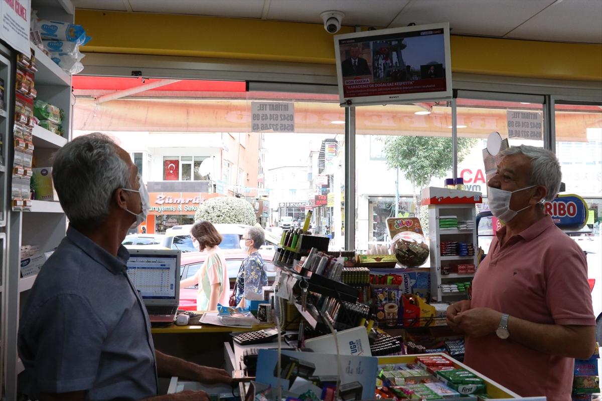 Vatandaşlar, Cumhurbaşkanı Erdoğan'ın 'müjde' açıklamasını ilgiyle izledi