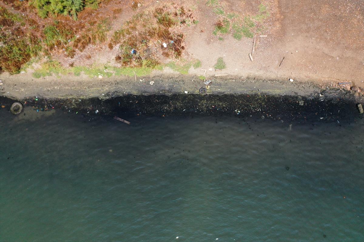 Haliç'te suyun rengi değişti