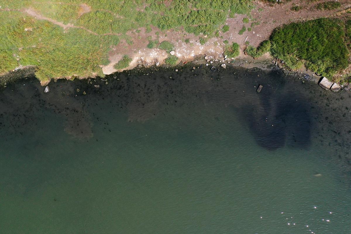 Haliç'te suyun rengi değişti