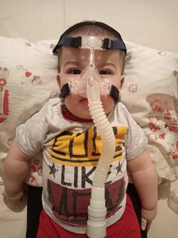 Bursa'da SMA hastası olan Ali Osman yardım bekliyor