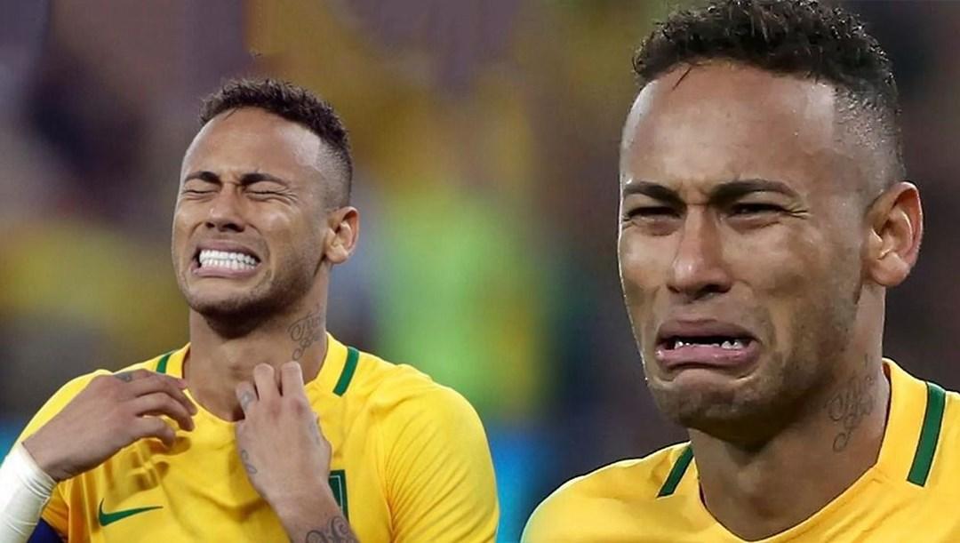 Neymar gözyaşlarını tutamadı