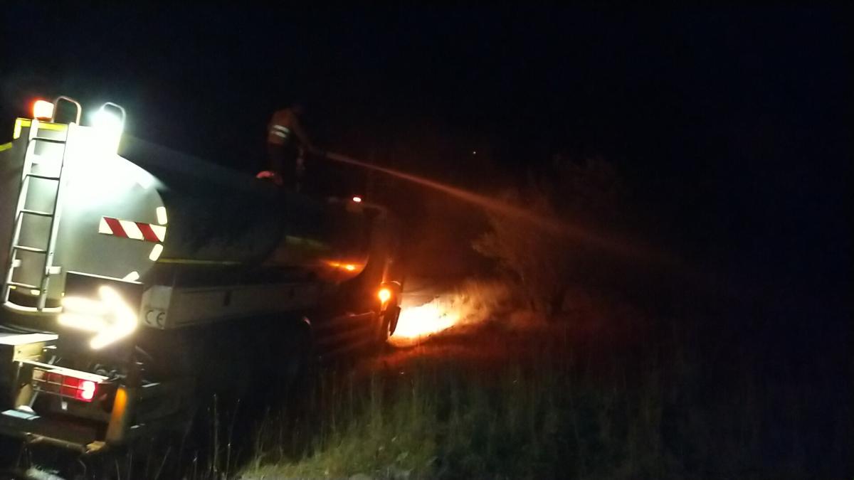 Kahramanmaraş'ta 10 hektar alan yandı