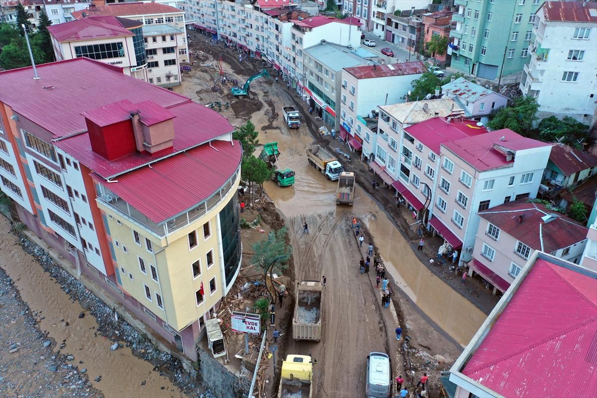 Giresun’daki sel felaketi sonrası İHH yardıma koştu