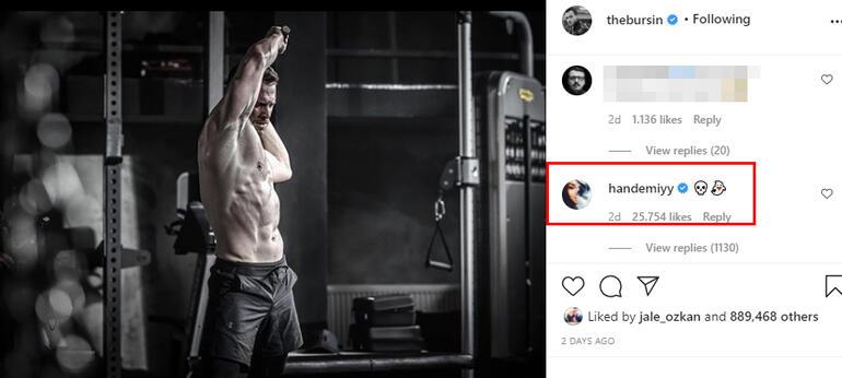 Hande Erçel, Kerem Bürsin'in kaslarını beğendi