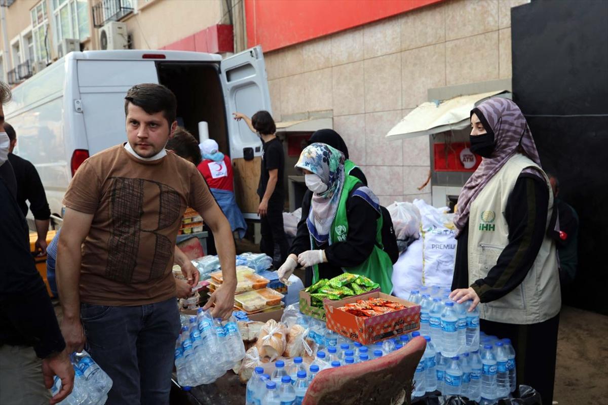 Giresun’daki sel felaketi sonrası İHH yardıma koştu